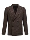 Tagliatore Exclusive Garment Line Blazer In Brown
