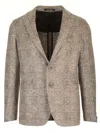 TAGLIATORE MONTECARLO JERSEY COTONE LINO JACKETS BROWN