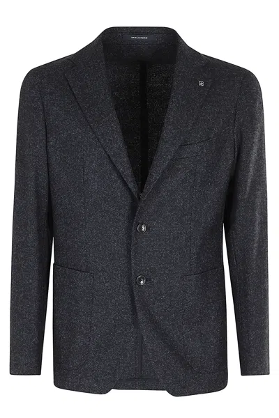 Tagliatore Montecarlo Lana Cotone Spinato Fuso In Blue