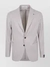 Tagliatore Patch-pocket Single-breasted Wool Jacket In White