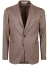 Tagliatore "montecarlo" Men`s Jacket In Brown