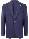 Tagliatore Two-button Wool Blazer In Blue