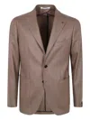 Tagliatore "montecarlo" Men`s Jacket In Brown