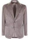 Tagliatore Structured Men's Jacket With Notch Lapel In Neutral