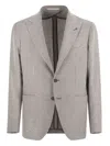 Tagliatore Montecarlo Peaked-lapel Patch-pocket Blazer In Multi