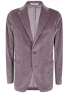 Tagliatore Wool Single-breasted Suit Jacket In Pink