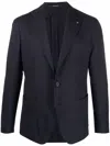 Tagliatore Montecarlo Tailored Black Jacket