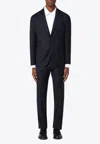 Tagliatore Montecarlo Blue Single-breasted Suit Men In Blue