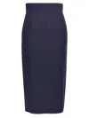 Tagliatore 'myra' High-waisted Knee-length Skirt In Blue