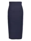 Tagliatore 'myra' High-waisted Knee-length Skirt In Blue