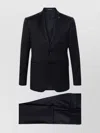 Tagliatore Napoli Slim Cut Wool Suit With Dart Detailing In Black