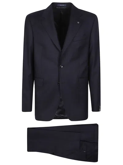 Tagliatore Napoli Virgin Wool-blend Two-piece Suit In Multi