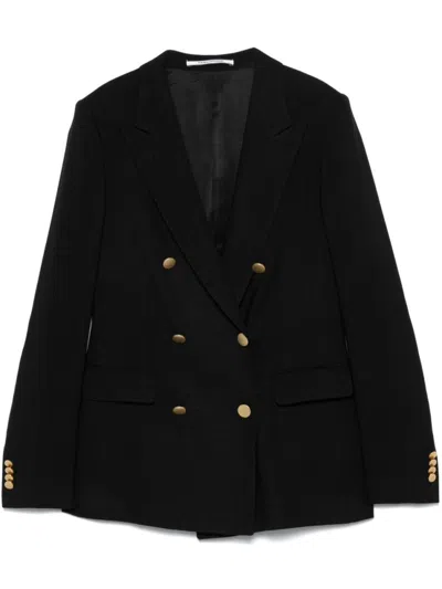 TAGLIATORE NAVY BLUE DOUBLE-BREASTED JACKET