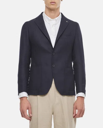 TAGLIATORE NAVY BLUE SINGLE BREASTED BLAZER