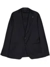 Tagliatore Men's Classic Wool Jacket In Blue