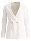 Tagliatore Nayade Jackets White In White