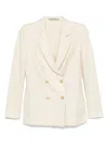 Tagliatore Nayade Blazer In Neutrals