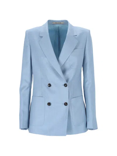 Tagliatore Nayade Double-breasted Blazer In Blue