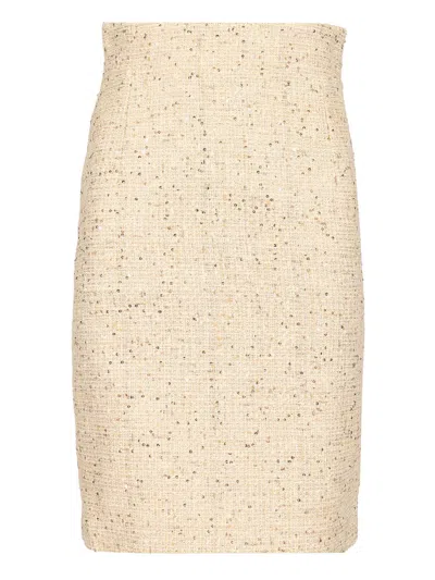 Tagliatore Nell Midi Skirt In Beige