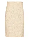 Tagliatore Nell Midi Skirt In Beige