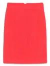 Tagliatore Nell Midi Skirt In Red