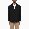 Tagliatore New York Black Wool Double-breasted Jacket In Black