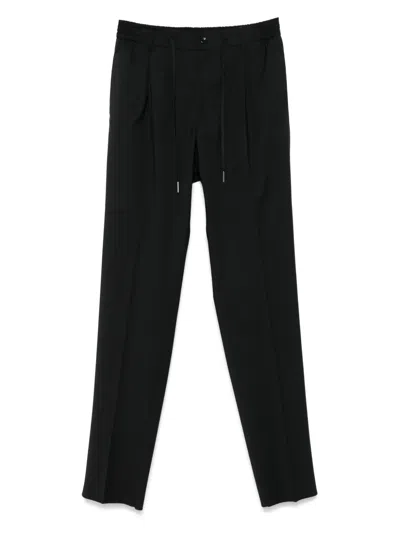 Tagliatore Newman Trousers In Blue