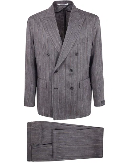 Tagliatore "newyork" Jacket In Gray