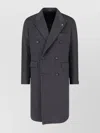 Tagliatore Cappotto D Petto Rever A Lancia Lana Spinata In Gray