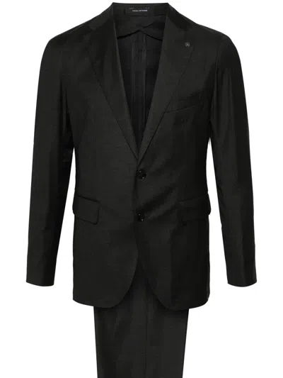 Tagliatore Notch-lapels Single-breasted Suit In Grey