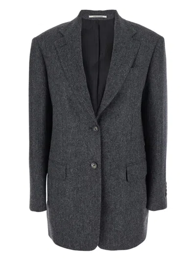 TAGLIATORE NOTCHED SINGLE-BREASTED JACKET