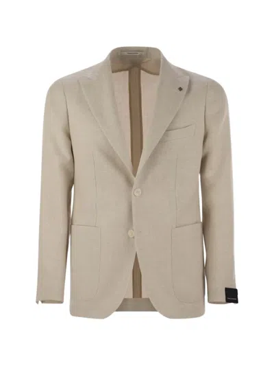 Tagliatore Two-button Patch-pockets Blazer In Neutral