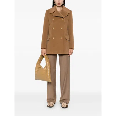 Tagliatore Outerwears In Brown