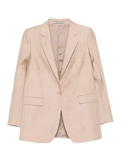 Tagliatore Oversize Jacket In Brown