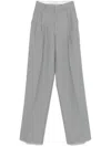 Tagliatore P-ebony Tailored Trousers In Grey
