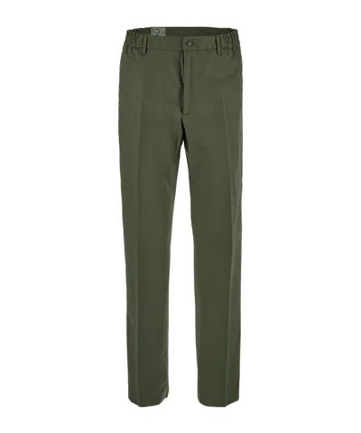 Tagliatore P-garcon Tapered Trousers In Green