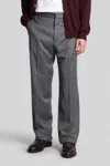 Tagliatore P-nat04 Pants In Grey Polyester In Gray