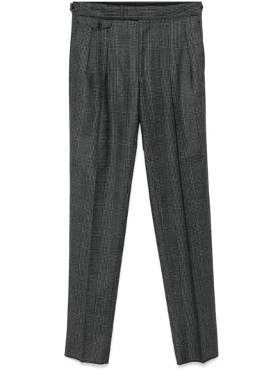 Tagliatore P-pavel Trousers In Grey