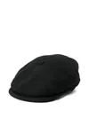 Tagliatore Flat-brimmed Hat In Black