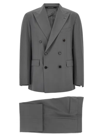 Tagliatore Pant Suit In Gray