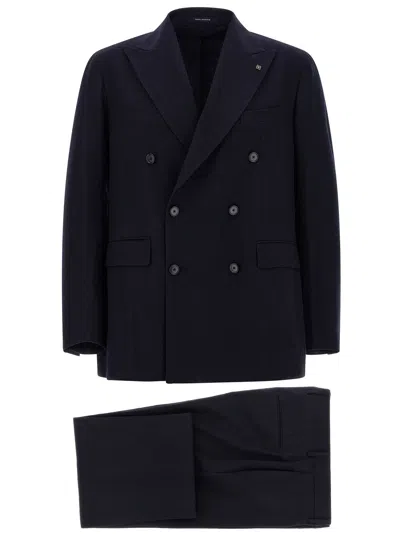 Tagliatore Pant Suit In Black