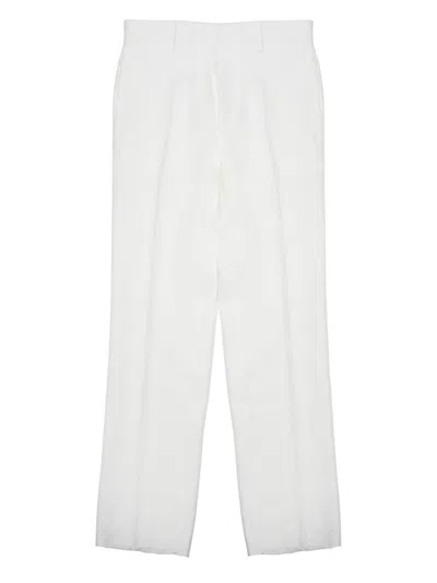 Tagliatore Pantalone In Lino In White