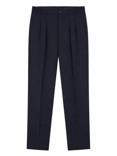 Tagliatore Pantalone Sartoriale In Lana In Blue