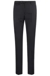 Tagliatore Pantalone Tapered Tag Lana Vergine In Blu