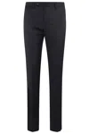 Tagliatore Pantalone Tapered Tag Lana Vergine In Blu