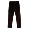Tagliatore Drawstring Casual Pants In Black