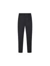 Tagliatore Straight-leg Wool Trousers In Black
