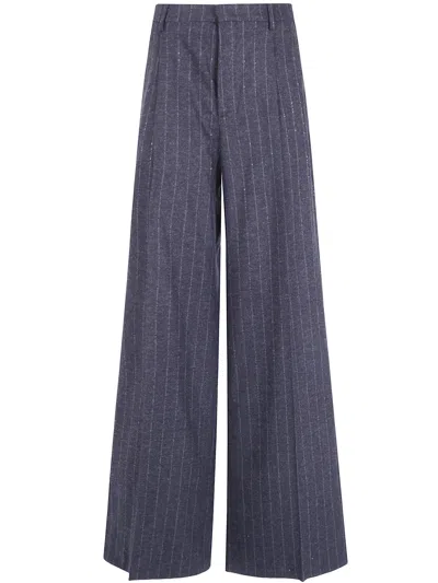 Tagliatore P-eileen Straight Leg Trousers In Gray