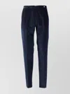Tagliatore Pants With Belt Loops And Pockets In Blue
