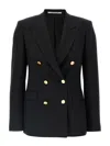 Tagliatore Double-breasted Houndstooth Jacket With Tailored Silhouette